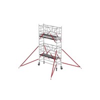 Altrex Rolsteiger RS TOWER 51-S met Safe-Quick® 2 Guardrail en Fiberdeck – 75x245 5,2m werkhoogte