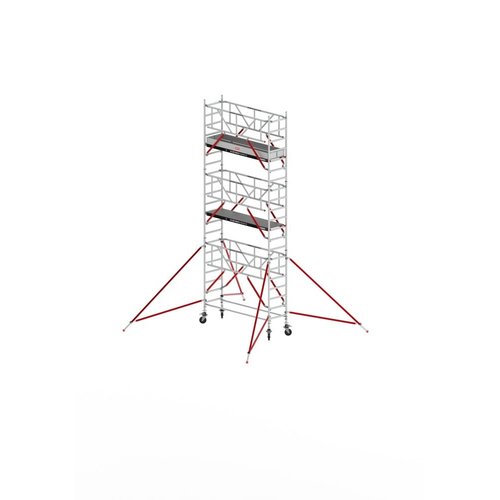 Rolsteiger RS TOWER 51-S met Safe-Quick® 2 Guardrail en Fiberdeck – 75x245 7,2m werkhoogte Altrex Rolsteiger RS TOWER 51-S met Safe-Quick® 2 Guardrail en Fiberdeck – 75x245 7,2m werkhoogte