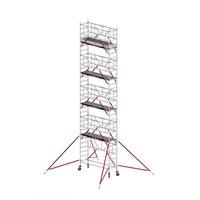 Altrex Rolsteiger RS TOWER 51-S met Safe-Quick® 2 Guardrail en Fiberdeck – 75x245 10,2m werkhoogte