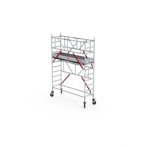 Altrex MAANDDEAL: Altrex Rolsteiger RS TOWER 51-S met Safe-Quick® 2 Guardrail – 75x305 4,2m werkhoogte MAANDDEAL: Altrex Rolsteiger RS TOWER 51-S met Safe-Quick® 2 Guardrail – 75x305 4,2m werkhoogte