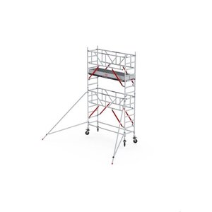 MAANDDEAL: Altrex Rolsteiger RS TOWER 51-S met Safe-Quick® 2 Guardrail – 75x305 5,2m werkhoogte