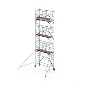 MAANDDEAL: Altrex Rolsteiger RS TOWER 51-S met Safe-Quick® 2 Guardrail – 75x305 8,2m werkhoogte