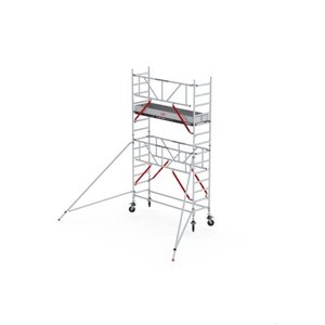 MAANDDEAL: Altrex Rolsteiger RS TOWER 51 PLUS-S Safe-Quick 2 Fiberdeck 90x185 5,2m werkhoogte