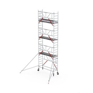 MAANDDEAL: Altrex Rolsteiger RS TOWER 51 PLUS-S Safe-Quick 2 Fiberdeck 90x185 8,2m werkhoogte