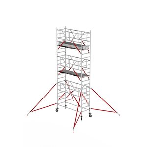 Altrex Rolsteiger RS TOWER 51 PLUS-S met Safe-Quick® 2 Guardrail en Fiberdeck – 90x245 7,2m werkhoogte Rolsteiger RS TOWER 51 PLUS-S met Safe-Quick® 2 Guardrail en Fiberdeck – 90x245 7,2m werkhoogte
