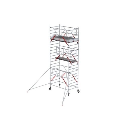 Rolsteiger RS TOWER 52-S met Safe-Quick® 2 Guardrail – 135x185 7,2m werkhoogte Altrex Rolsteiger RS TOWER 52-S met Safe-Quick® 2 Guardrail – 135x185 7,2m werkhoogte