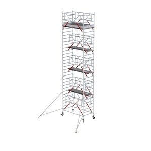 MAANDDEAL: Altrex Rolsteiger RS TOWER 52-S met Safe-Quick® 2 Guardrail – 135x185 10,2m werkhoogte