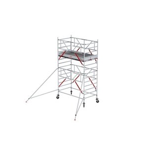 MAANDDEAL: Altrex Rolsteiger RS TOWER 52-S Safe-Quick 2 Fiberdeck 135x185 5,2m werkhoogte
