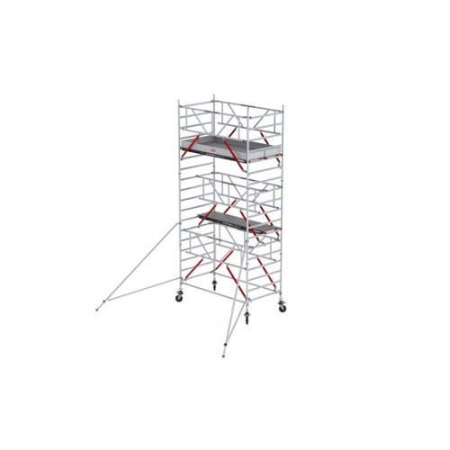 Rolsteiger RS TOWER 52-S met Safe-Quick® 2 Guardrail en Fiberdeck – 135x185 6,2m werkhoogte Altrex Rolsteiger RS TOWER 52-S met Safe-Quick® 2 Guardrail en Fiberdeck – 135x185 6,2m werkhoogte