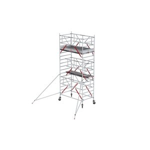MAANDDEAL: Altrex Rolsteiger RS TOWER 52-S met Safe-Quick® 2 Guardrail – 135x245 6,2m werkhoogte