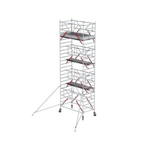 Altrex MAANDDEAL: Altrex Rolsteiger RS TOWER 52-S met Safe-Quick® 2 Guardrail – 135x245 8,2m werkhoogte MAANDDEAL: Altrex Rolsteiger RS TOWER 52-S met Safe-Quick® 2 Guardrail – 135x245 8,2m werkhoogte