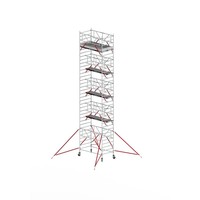 Altrex Rolsteiger RS TOWER 52-S met Safe-Quick® 2 Guardrail en Fiberdeck – 135x245 11,2m werkhoogte