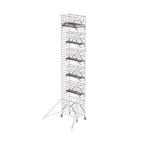MAANDDEAL: Altrex Rolsteiger RS TOWER 52-S met Safe-Quick® 2 Guardrail – 135x305 13,2m werkhoogte