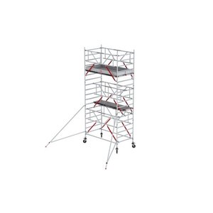 MAANDDEAL: Altrex Rolsteiger RS TOWER 52-S Safe-Quick 2 Fiberdeck 135x305 6,2m werkhoogte