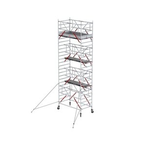 Altrex Rolsteiger RS TOWER 52-S met Safe-Quick® 2 Guardrail en Fiberdeck – 135x305 8,2m werkhoogte Rolsteiger RS TOWER 52-S met Safe-Quick® 2 Guardrail en Fiberdeck – 135x305 8,2m werkhoogte