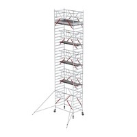 Altrex Rolsteiger RS TOWER 52-S met Safe-Quick® 2 Guardrail en Fiberdeck – 135x305 11,2m werkhoogte