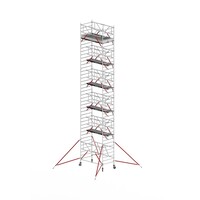 Altrex Telescopische vouwsteiger RS TOWER 55-S met Safe-Quick® 2 Guardrail en Fiberdeck - 135x245 12,8m werkhoogte