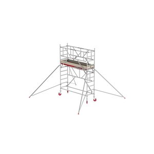 Altrex Rolsteiger RS TOWER 41-S met Safe-Quick 2 Guardrail – 75x245 4,2m werkhoogte Rolsteiger RS TOWER 41-S met Safe-Quick 2 Guardrail – 75x245 4,2m werkhoogte