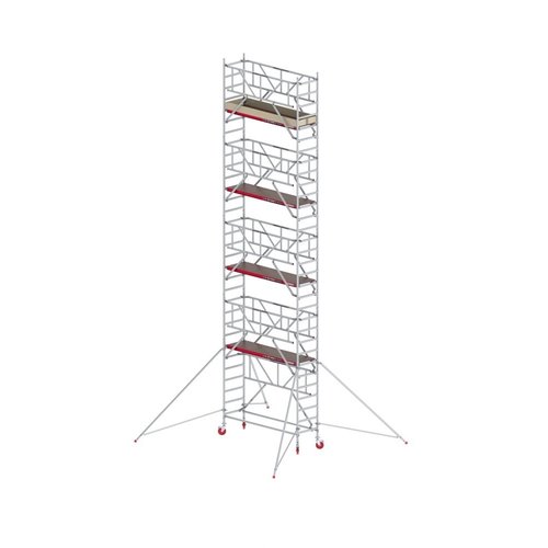 Rolsteiger RS TOWER 41-S met Safe-Quick 2 Guardrail – 75x245 10,2m werkhoogte Altrex Rolsteiger RS TOWER 41-S met Safe-Quick 2 Guardrail – 75x245 10,2m werkhoogte
