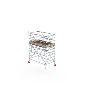 Altrex Rolsteiger RS TOWER 42-S met Safe-Quick 2 Guardrail – 135x185 4,2m werkhoogte Rolsteiger RS TOWER 42-S met Safe-Quick 2 Guardrail – 135x185 4,2m werkhoogte