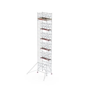 Altrex Rolsteiger RS TOWER 42-S met Safe-Quick 2 Guardrail – 135x185 13,2m werkhoogte Rolsteiger RS TOWER 42-S met Safe-Quick 2 Guardrail – 135x185 13,2m werkhoogte