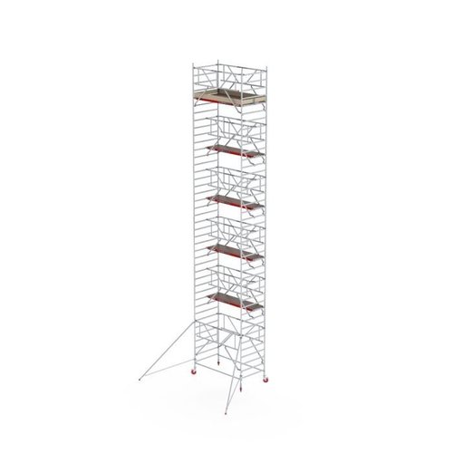 Rolsteiger RS TOWER 42-S met Safe-Quick 2 Guardrail – 135x185 13,2m werkhoogte Altrex Rolsteiger RS TOWER 42-S met Safe-Quick 2 Guardrail – 135x185 13,2m werkhoogte