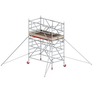 Altrex Rolsteiger RS TOWER 42-S met Safe-Quick 2 Guardrail – 135x245 4,2m werkhoogte Rolsteiger RS TOWER 42-S met Safe-Quick 2 Guardrail – 135x245 4,2m werkhoogte
