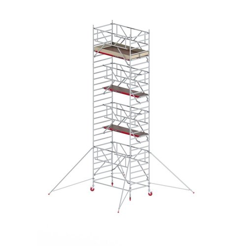 Altrex Rolsteiger RS TOWER 42-S met Safe-Quick 2 Guardrail – 135x245 9,2m werkhoogte