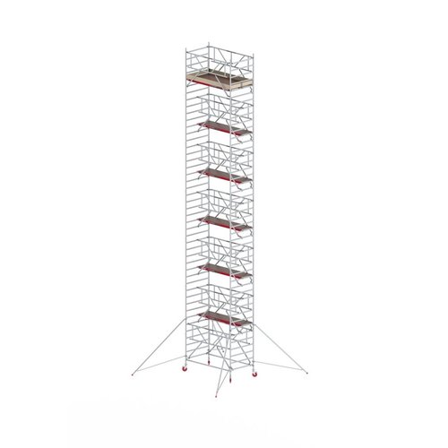 Altrex Rolsteiger RS TOWER 42-S met Safe-Quick 2 Guardrail – 135x245 14,2m werkhoogte