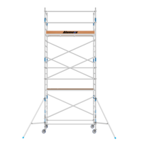 Alumexx Rolsteiger Alumexx Basic 90 x 190 x 7.20m werkhoogte Alumexx Rolsteiger Alumexx Basic 90 x 190 x 7.20m werkhoogte