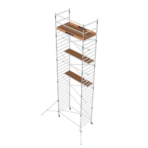Rolsteiger Alumexx Basic 90 x 190 x 10.20m werkhoogte met carbon platformen Alumexx Rolsteiger Alumexx Basic 90 x 190 x 10.20m werkhoogte met carbon platformen