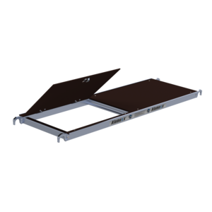 Alumexx ALX Platform 190 met luik carbondeck ALX Platform 190 met luik carbondeck