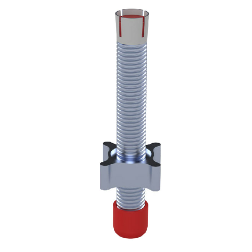 Korte stelpoot t.b.v. Trapgatsteiger Euroscaffold Korte stelpoot t.b.v. Trapgatsteiger