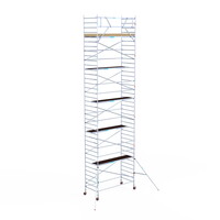 Euroscaffold Basis rolsteiger 135 x 305 x 12,2m werkhoogte met lichtgewicht platform