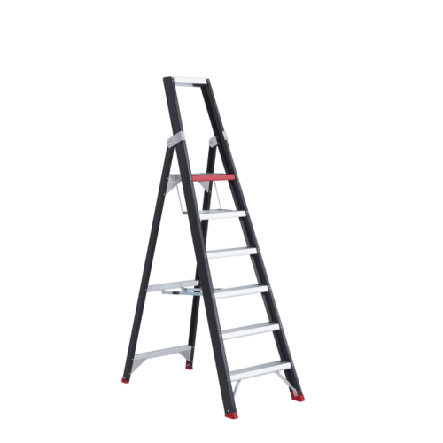 Taurus enkel oploopbare trap 6-treeds Altrex Taurus enkel oploopbare trap 6-treeds