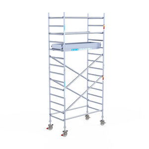 Euroscaffold Euroscaffold Euro 90x190x5,2m werkhoogte carbon vloer Euroscaffold Euro 90x190x5,2m werkhoogte carbon vloer