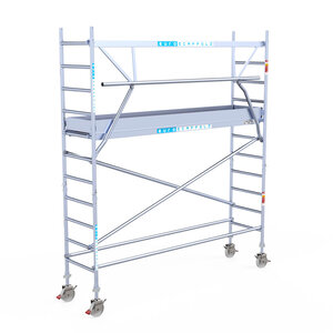 Euroscaffold Euroscaffold Euro 75x305x4,2m werkhoogte enkele voorloopleuning Euroscaffold Euro 75x305x4,2m werkhoogte enkele voorloopleuning