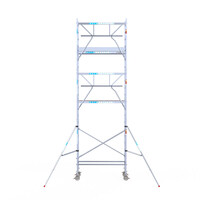 Euroscaffold Euroscaffold Euro 75x190x7,2m werkhoogte enkele voorloopleuning