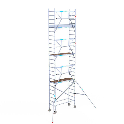 Euroscaffold Euroscaffold Euro 75x190x8,2m werkhoogte enkele voorloopleuning