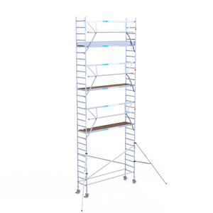 Euroscaffold Euroscaffold Euro 75x305x9,2m werkhoogte enkele voorloopleuning Euroscaffold Euro 75x305x9,2m werkhoogte enkele voorloopleuning
