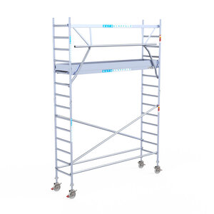 Euroscaffold Euroscaffold Euro 75x305x5,2m werkhoogte carbon vloer enkele voorloopleuning Euroscaffold Euro 75x305x5,2m werkhoogte carbon vloer enkele voorloopleuning