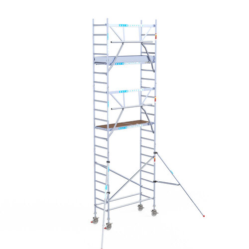 Euroscaffold Euro 75x190x7,2m werkhoogte carbon vloer enkele voorloopleuning Euroscaffold Euroscaffold Euro 75x190x7,2m werkhoogte carbon vloer enkele voorloopleuning