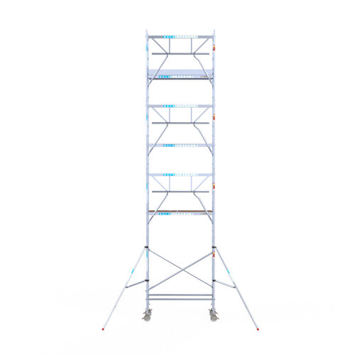 Euroscaffold Euro 75x190x9,2m werkhoogte carbon vloer enkele voorloopleuning Euroscaffold Euroscaffold Euro 75x190x9,2m werkhoogte carbon vloer enkele voorloopleuning