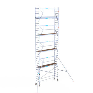 Euroscaffold Euroscaffold Euro 75x305x10,2m werkhoogte carbon vloer enkele voorloopleuning Euroscaffold Euro 75x305x10,2m werkhoogte carbon vloer enkele voorloopleuning