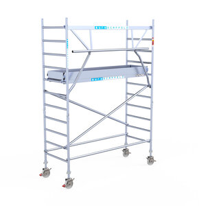 Euroscaffold Euroscaffold Euro 90x250x4,2m werkhoogte enkele voorloopleuning Euroscaffold Euro 90x250x4,2m werkhoogte enkele voorloopleuning