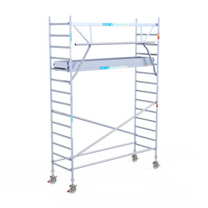 Euroscaffold Euroscaffold Euro 90x305x5,2m werkhoogte enkele voorloopleuning Euroscaffold Euro 90x305x5,2m werkhoogte enkele voorloopleuning