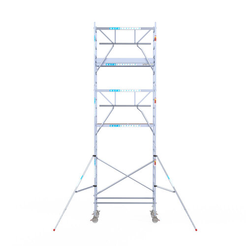 Euroscaffold Euro 90x190x7,2m werkhoogte carbon vloer enkele voorloopleuning Euroscaffold Euroscaffold Euro 90x190x7,2m werkhoogte carbon vloer enkele voorloopleuning
