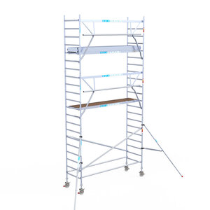 Euroscaffold Euroscaffold Euro 90x305x7,2m werkhoogte carbon vloer enkele voorloopleuning Euroscaffold Euro 90x305x7,2m werkhoogte carbon vloer enkele voorloopleuning