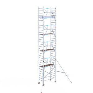 Euroscaffold Euroscaffold Euro 90x190x10,2m werkhoogte carbon vloer enkele voorloopleuning Euroscaffold Euro 90x190x10,2m werkhoogte carbon vloer enkele voorloopleuning