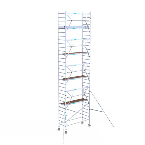 Euroscaffold Euro 90x250x10,2m werkhoogte carbon vloer enkele voorloopleuning Euroscaffold Euroscaffold Euro 90x250x10,2m werkhoogte carbon vloer enkele voorloopleuning